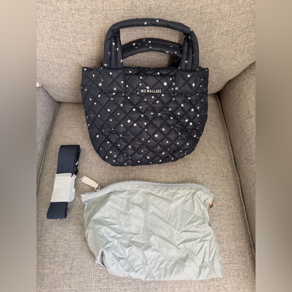 EEUC MZ Wallace Dawn with Silver Stars Mini Metro Tote Deluxe - Picture 2 of 11